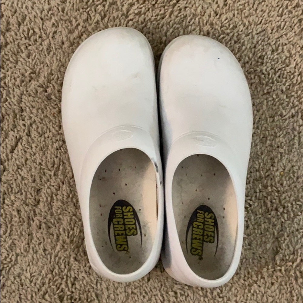 Non-slip white Shoes for Crews Clogs